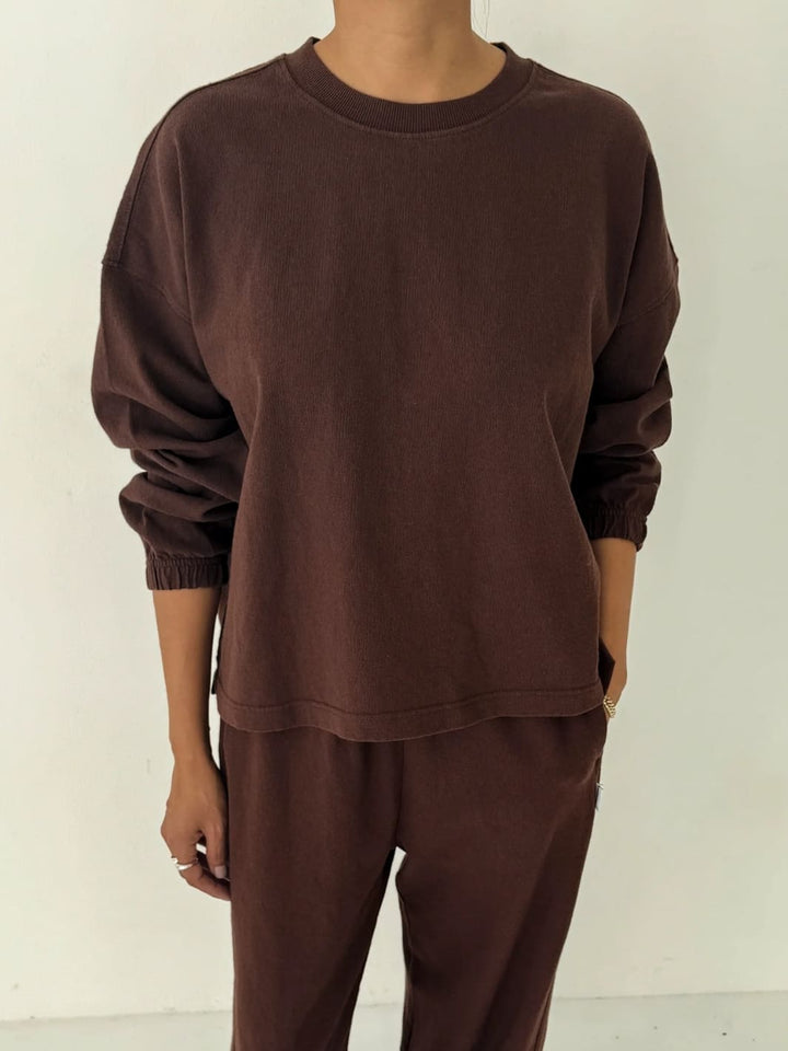 Le Bon Shoppe Naturelle Long Sleeve Tee in Chestnut | Twentyseven Toronto