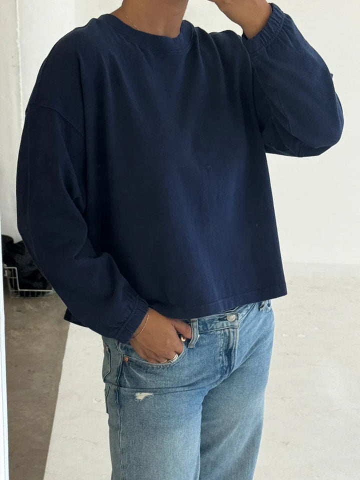 Le Bon Shoppe Naturelle Long Sleeve Tee in Midnight | Twentyseven Toronto