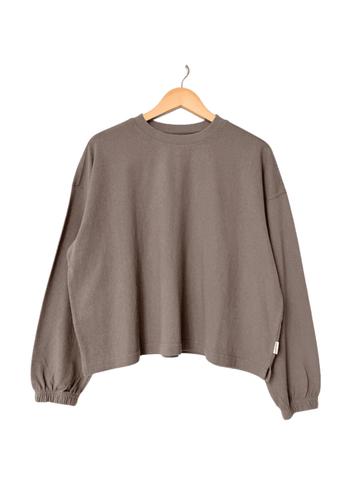 Le Bon Shoppe Naturelle Long Sleeve Tee in Mushroom | Twentyseven Toronto