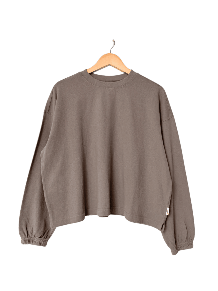 Le Bon Shoppe Naturelle Long Sleeve Tee in Mushroom | Twentyseven Toronto