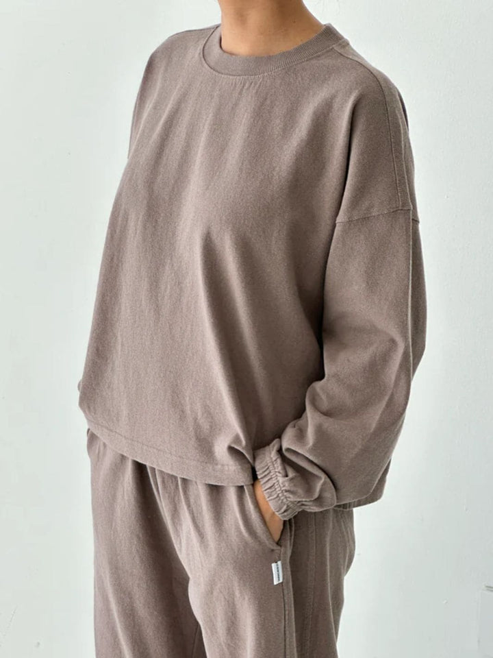 Le Bon Shoppe Naturelle Long Sleeve Tee in Mushroom | Twentyseven Toronto