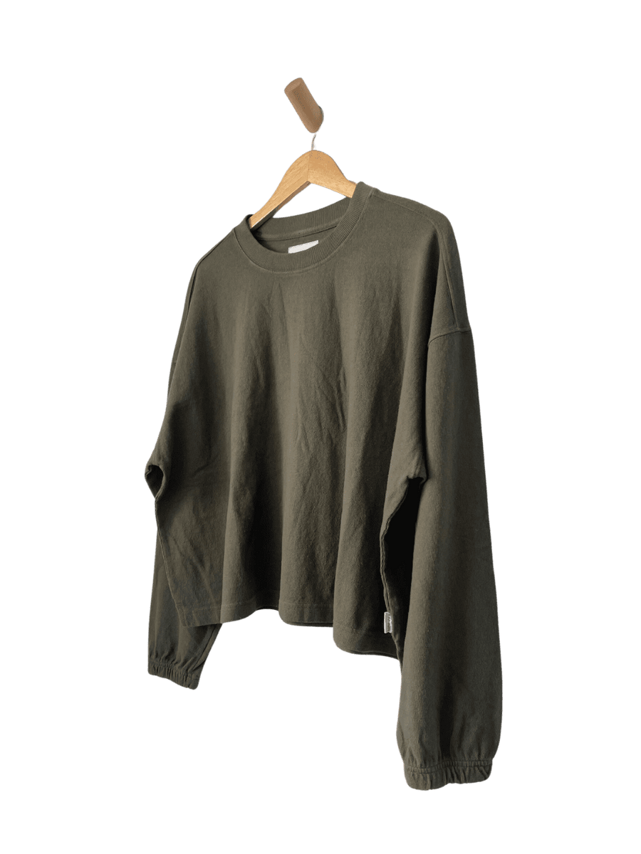 Le Bon Shoppe Naturelle Long Sleeve Tee in Olive Green | Twentyseven Toronto