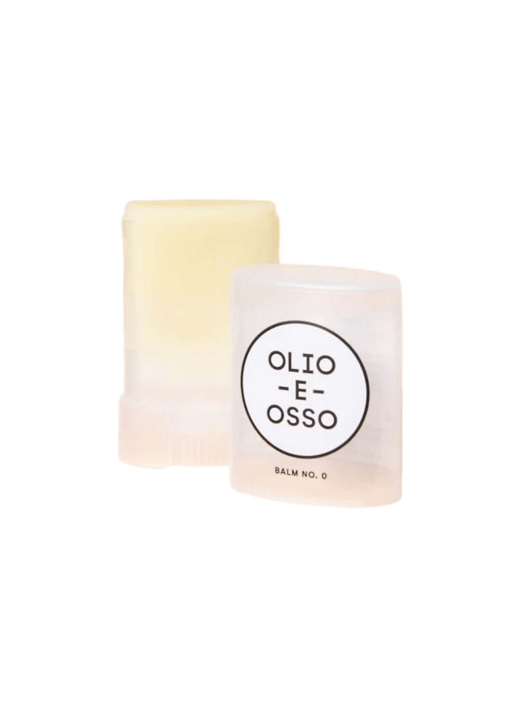 Olio E Osso 'No 0. Netto' balm with branded packaging on a transparent background | Twentyseven Toronto