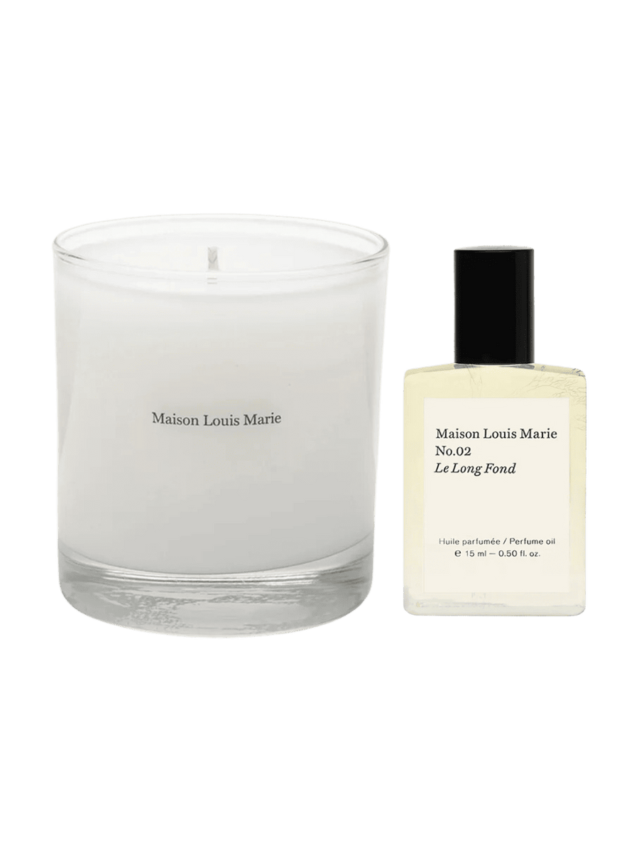 Maison Louis Marie No.02 Le Long Fond Candle and Perfume Oil Bundle | Twentyseven Toronto