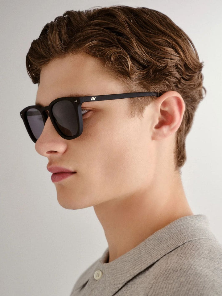 Le Specs No Biggie Sunglasses in Black Rubber Sunglasses | Twentyseven Toronto