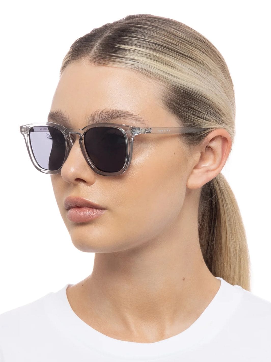 Le Specs No Biggie Sunglasses in Pewter Sunglasses | Twentyseven Toronto