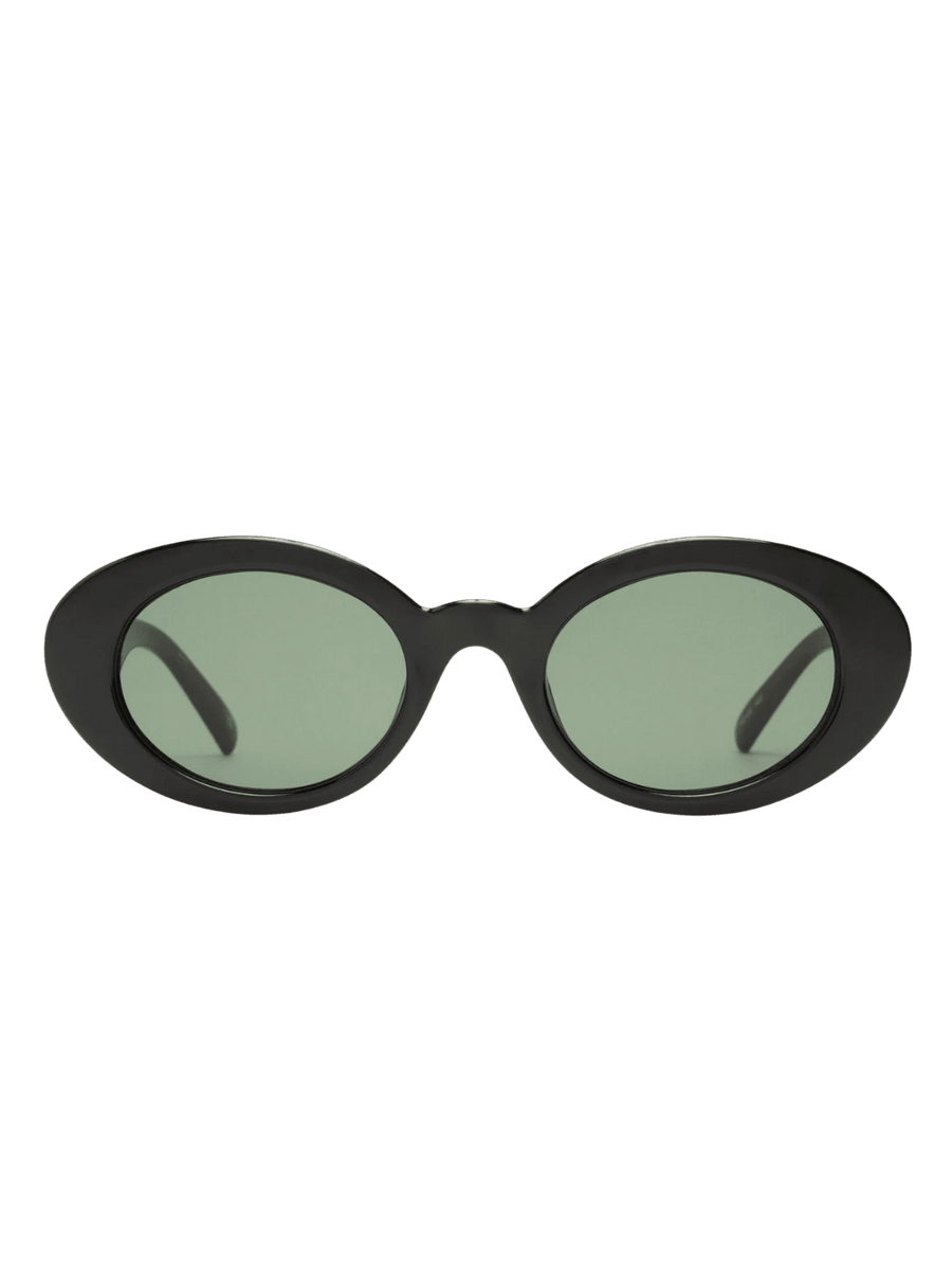 Le Specs Nouveau Vie Sunglasses in Black / Green Mono | Twentyseven Toronto