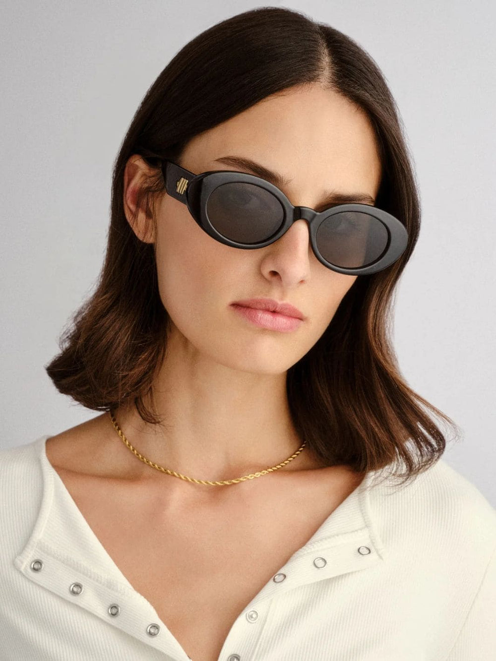 Le Specs Nouveau Vie Sunglasses in Black / Green Mono | Twentyseven Toronto