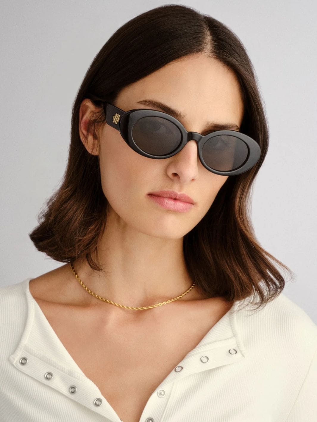 Le Specs Nouveau Vie Sunglasses in Black / Green Mono | Twentyseven Toronto