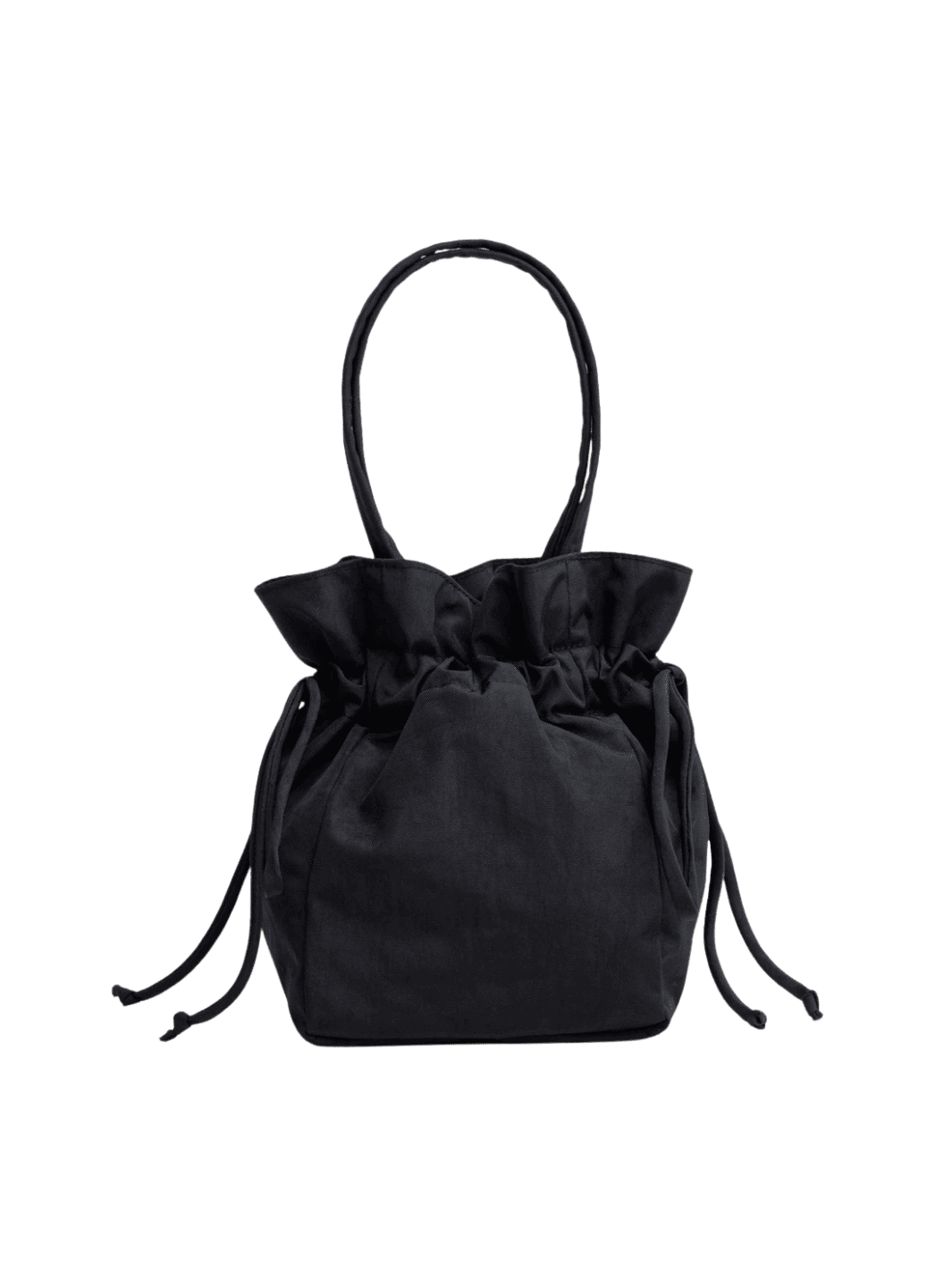 BAGGU Nylon Drawstring Bag in Black | Twentyseven Toronto