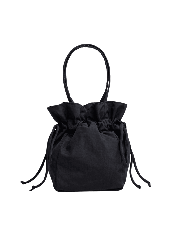 BAGGU Nylon Drawstring Bag in Black | Twentyseven Toronto