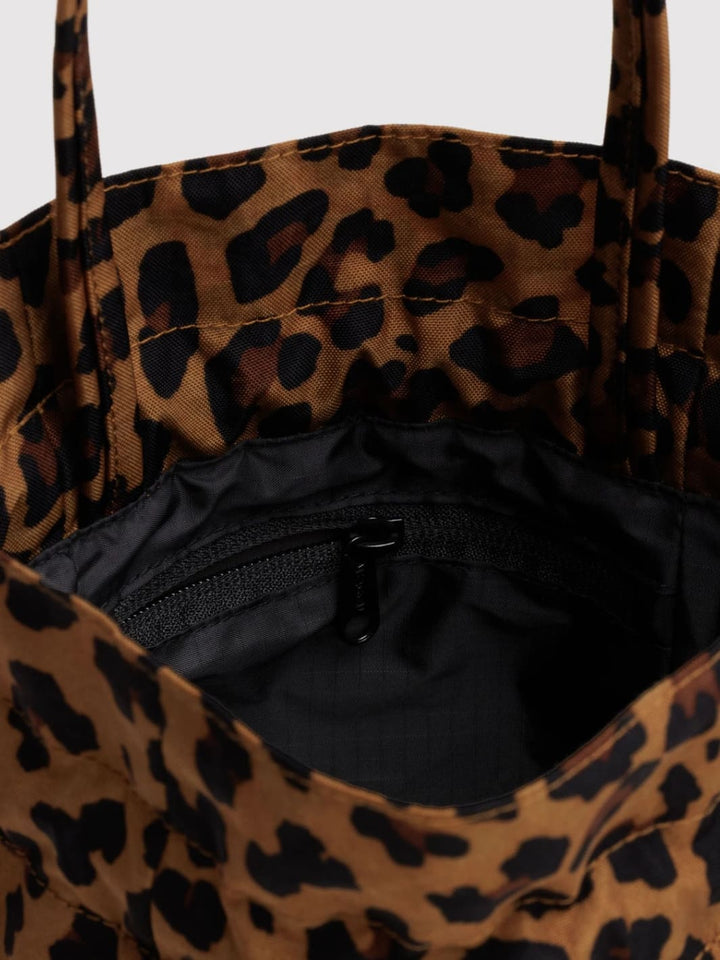 BAGGU Nylon Drawstring Bag in Leopard | Twentyseven Toronto