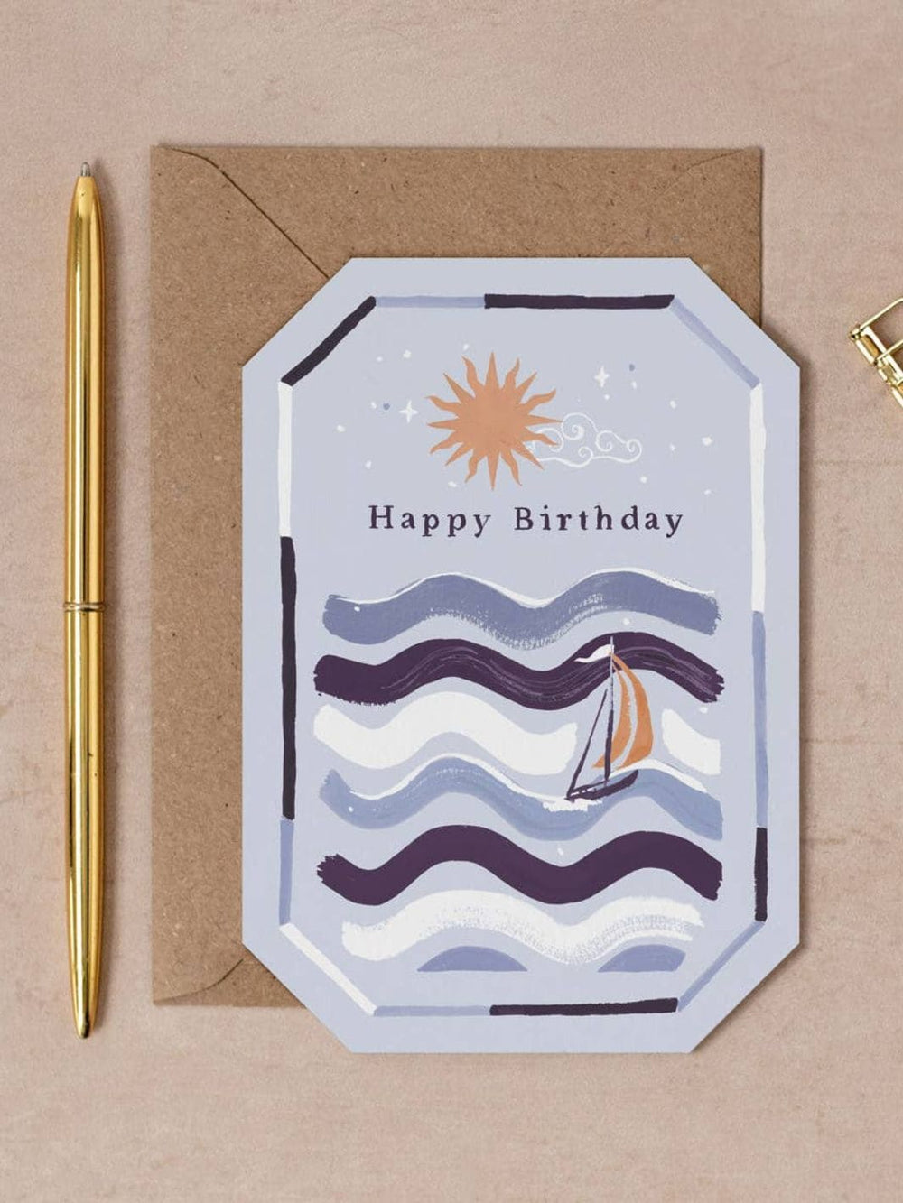 Sister Paper Co. Ocean Sailing Birthday Card | Male Birthday Greeting Cards | Twentyseven Toronto