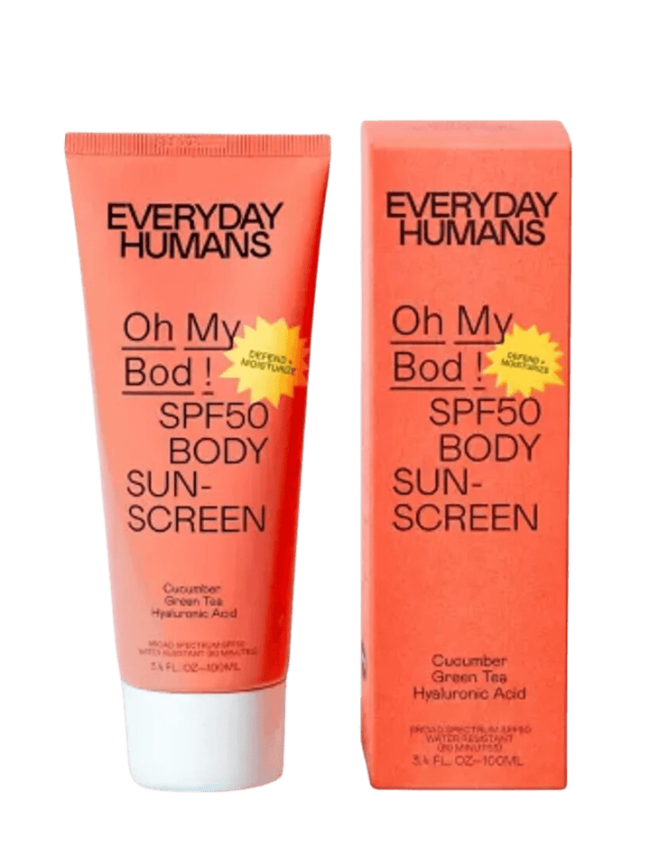 Everyday Humans Oh My Bod! SPF 50 Sunscreen Lotion (Water Resistant) | Twentyseven Toronto