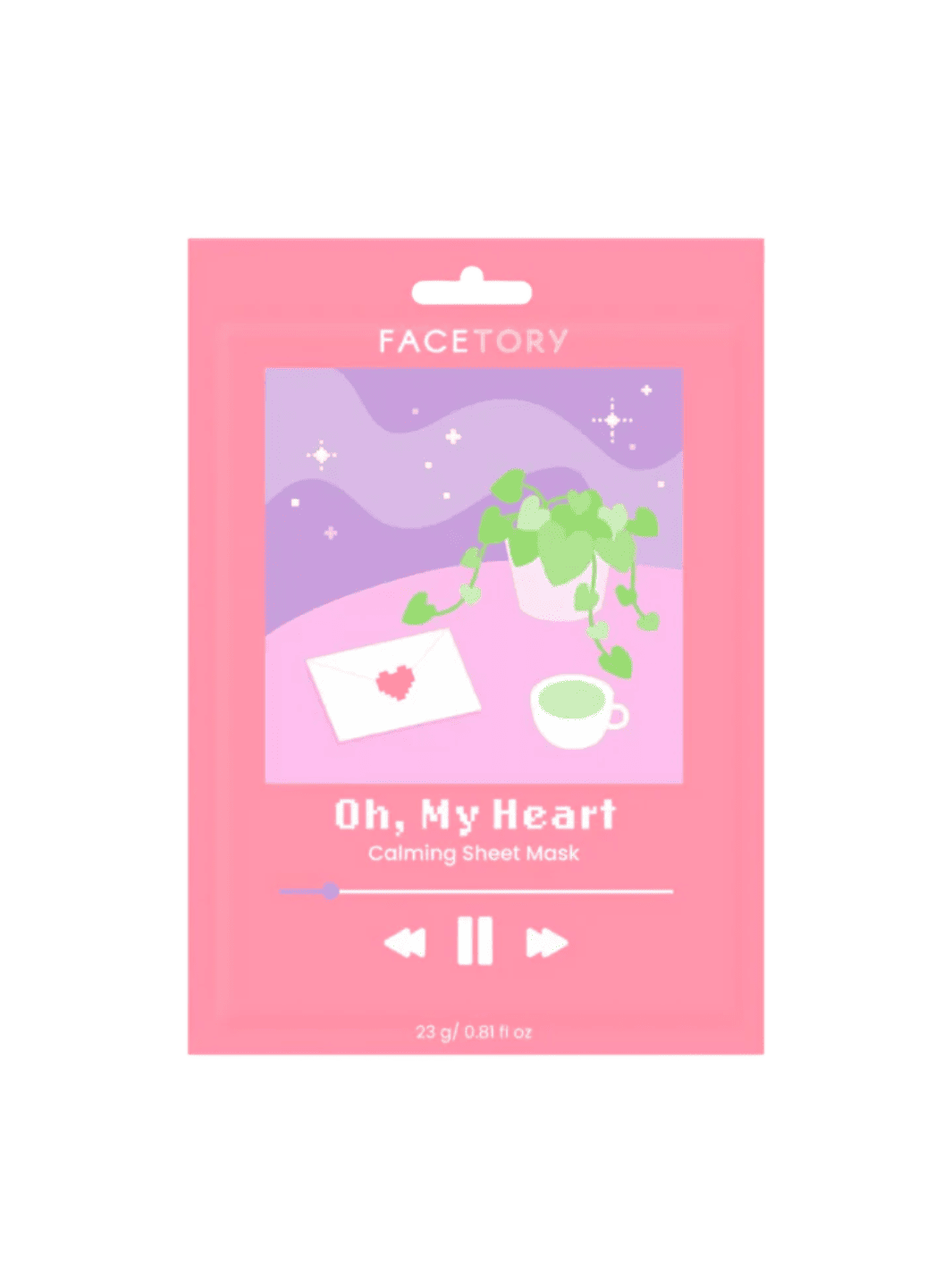 FaceTory Oh My Heart Calming Skincare Sheet Mask | Twentyseven Toronto