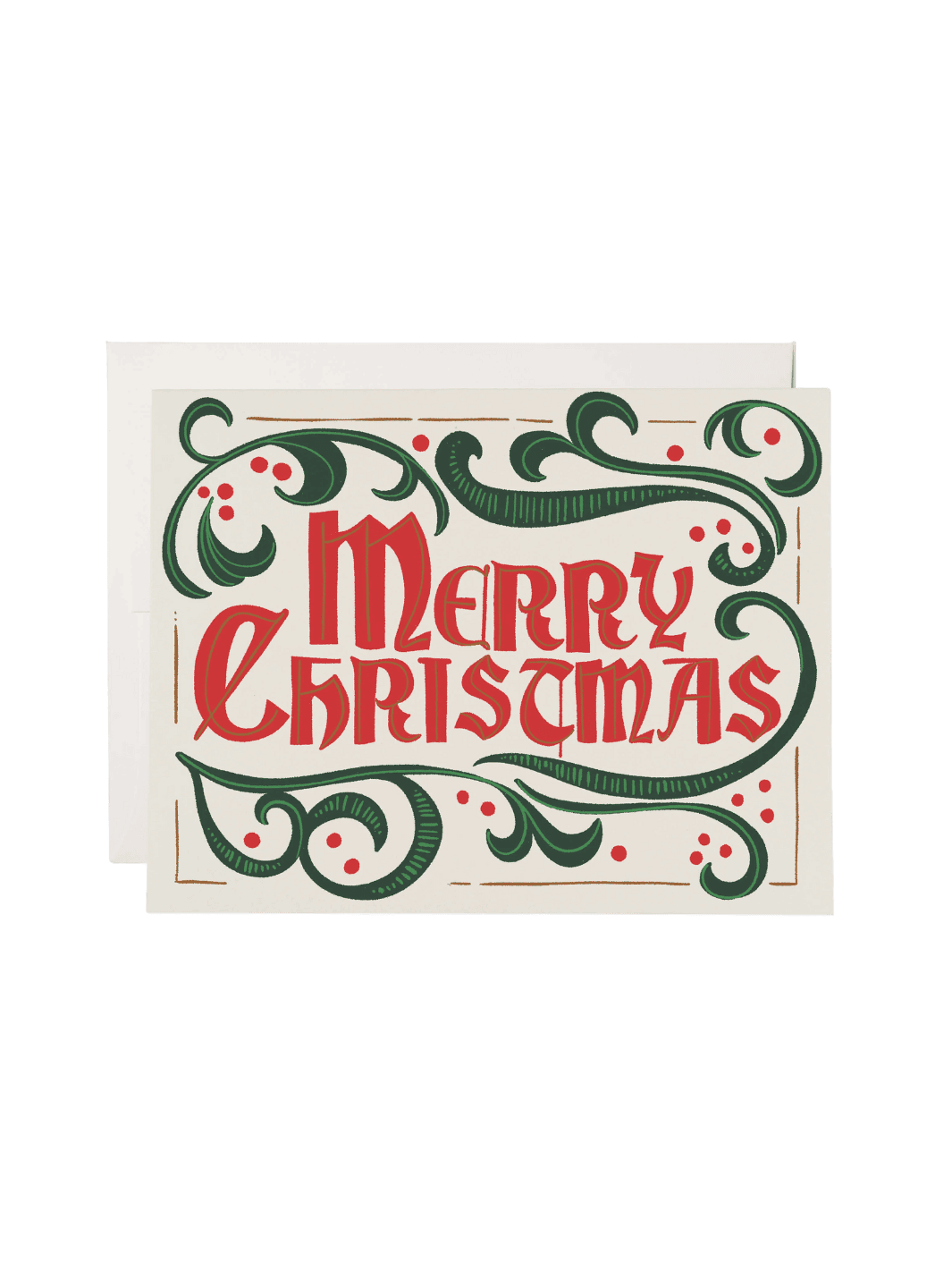 Red Cap Cards Old-Fashioned Christmas Holiday Greeting Card | Twentyseven Toronto