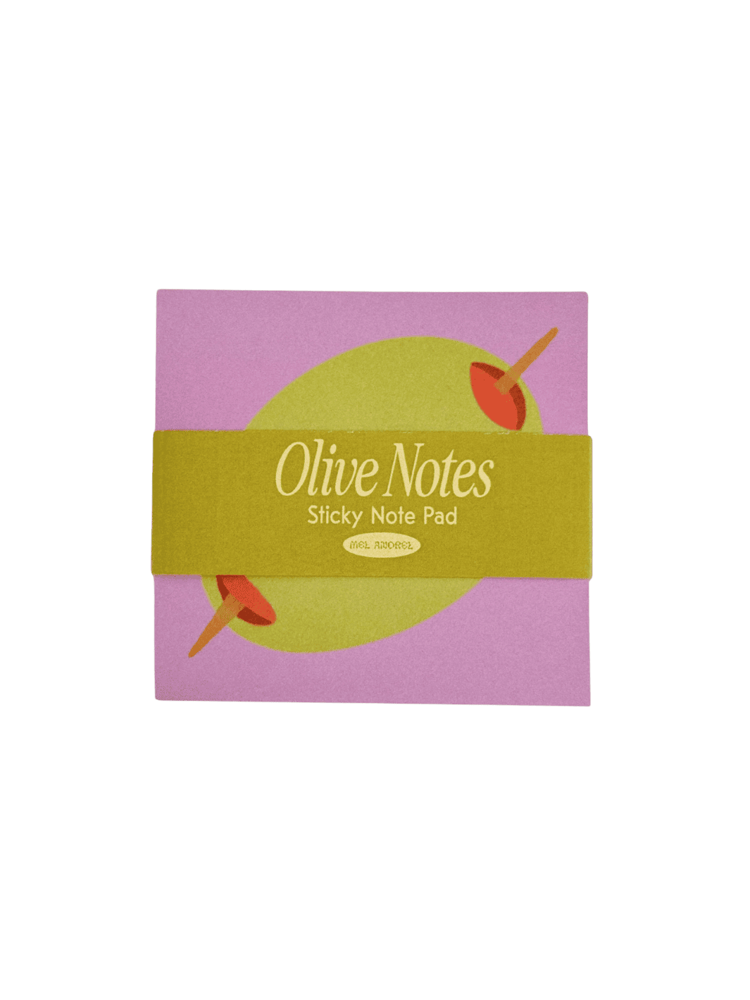 Mel Andrel Olive Sticky Notes | Twentyseven Toronto