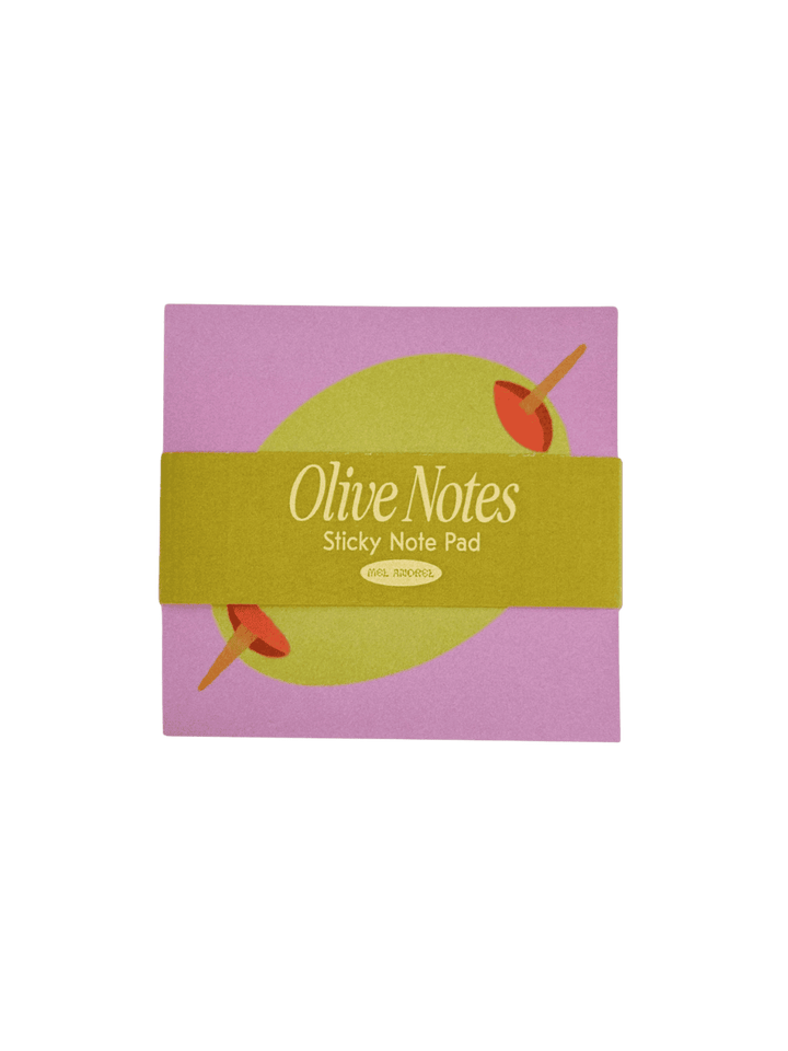 Mel Andrel Olive Sticky Notes | Twentyseven Toronto