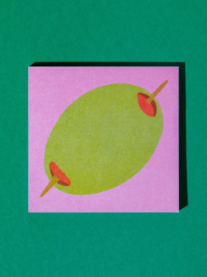 Mel Andrel Olive Sticky Notes | Twentyseven Toronto