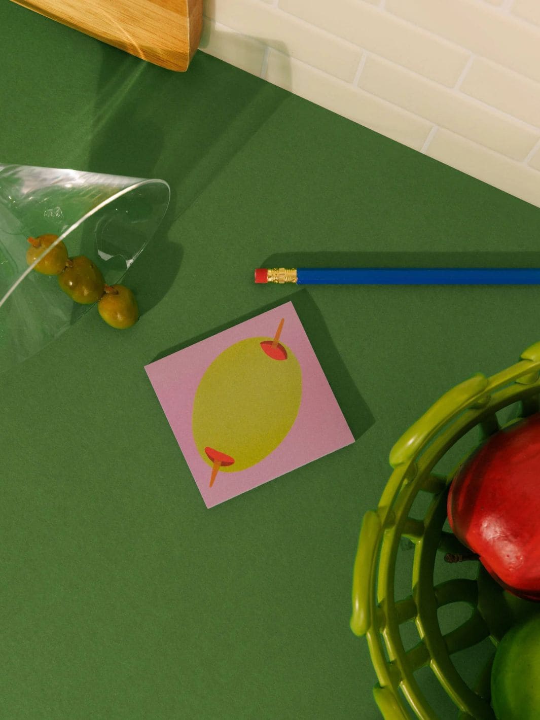 Mel Andrel Olive Sticky Notes | Twentyseven Toronto