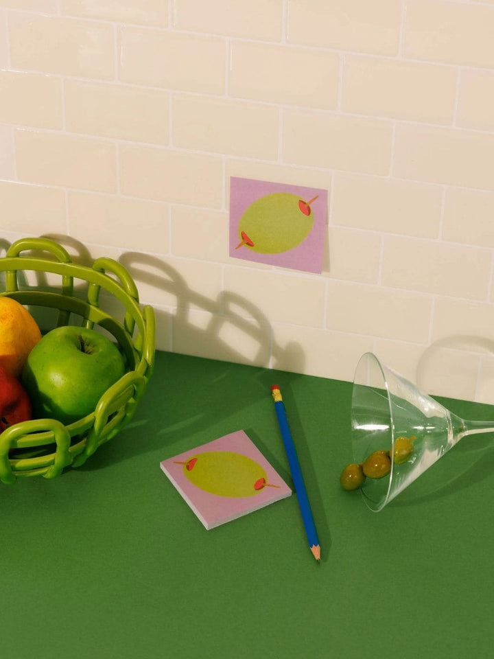 Mel Andrel Olive Sticky Notes | Twentyseven Toronto