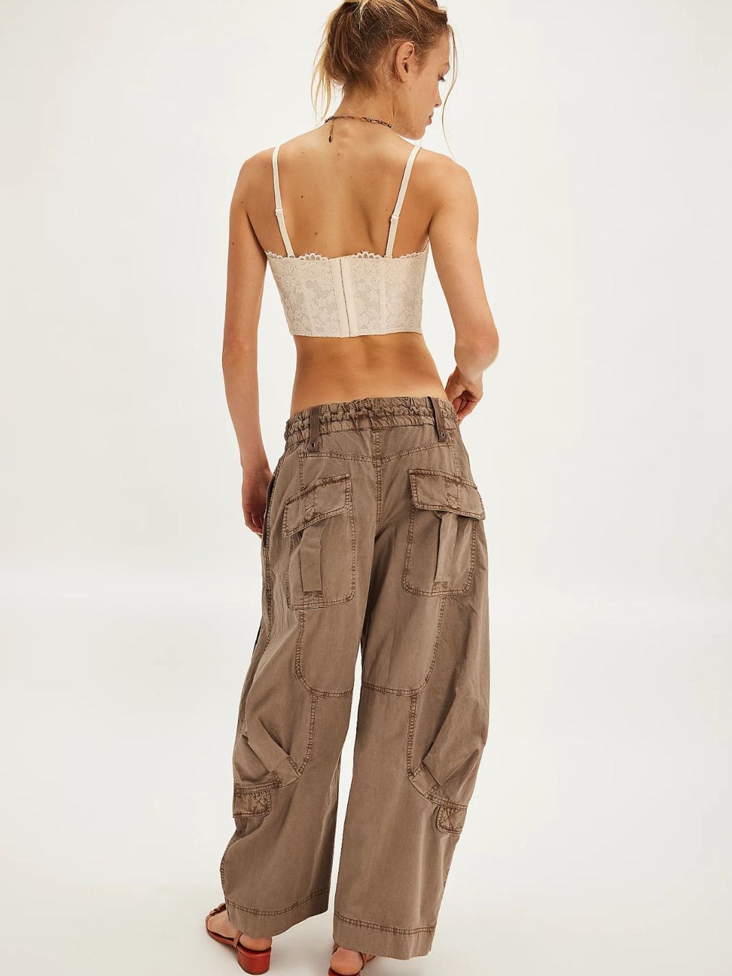 Free People We the Free Onset Cargo Pants in Dusted Cocoa | Twentyseven Toronto
