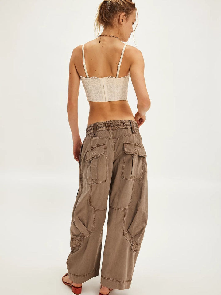 Free People We the Free Onset Cargo Pants in Dusted Cocoa | Twentyseven Toronto