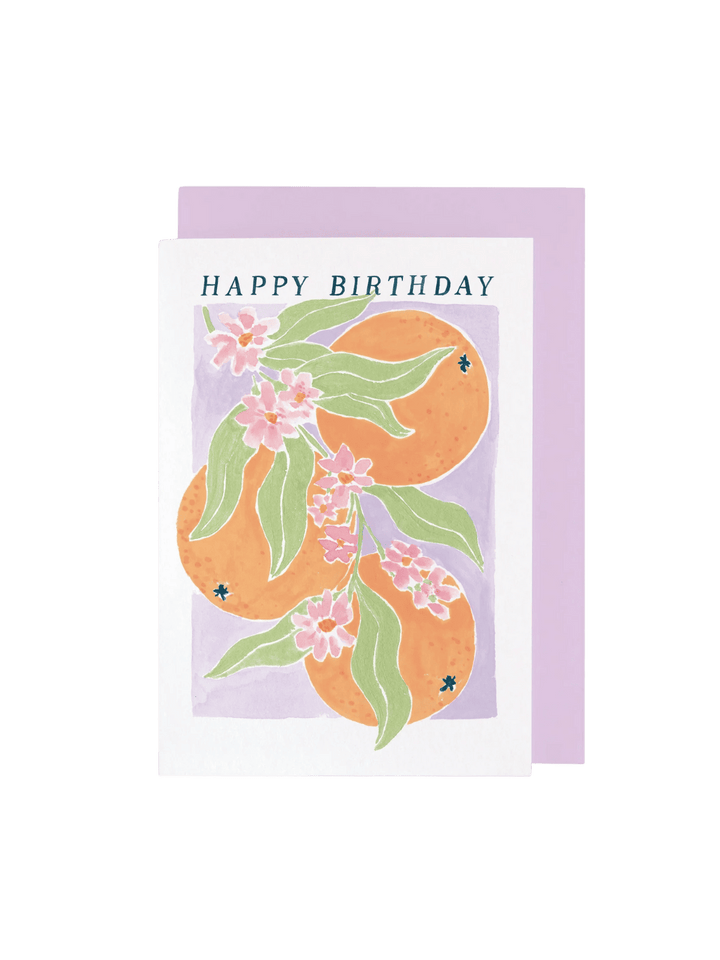 Sister Paper Co. Oranges Birthday Card | Art Card | Female Birthday Cards | Twentyseven Toronto