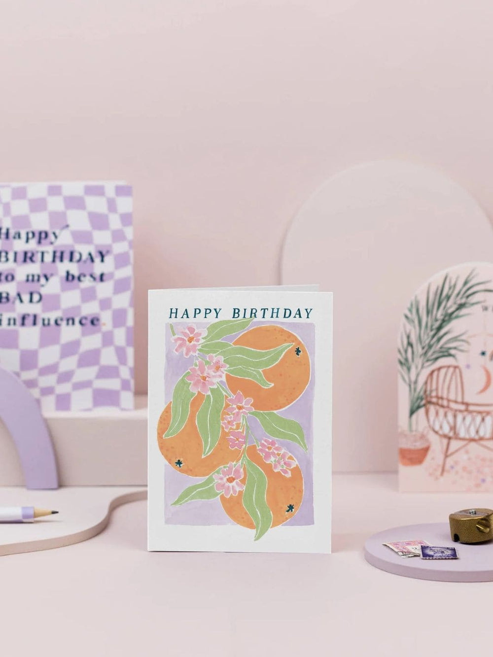 Sister Paper Co. Oranges Birthday Card | Art Card | Female Birthday Cards | Twentyseven Toronto