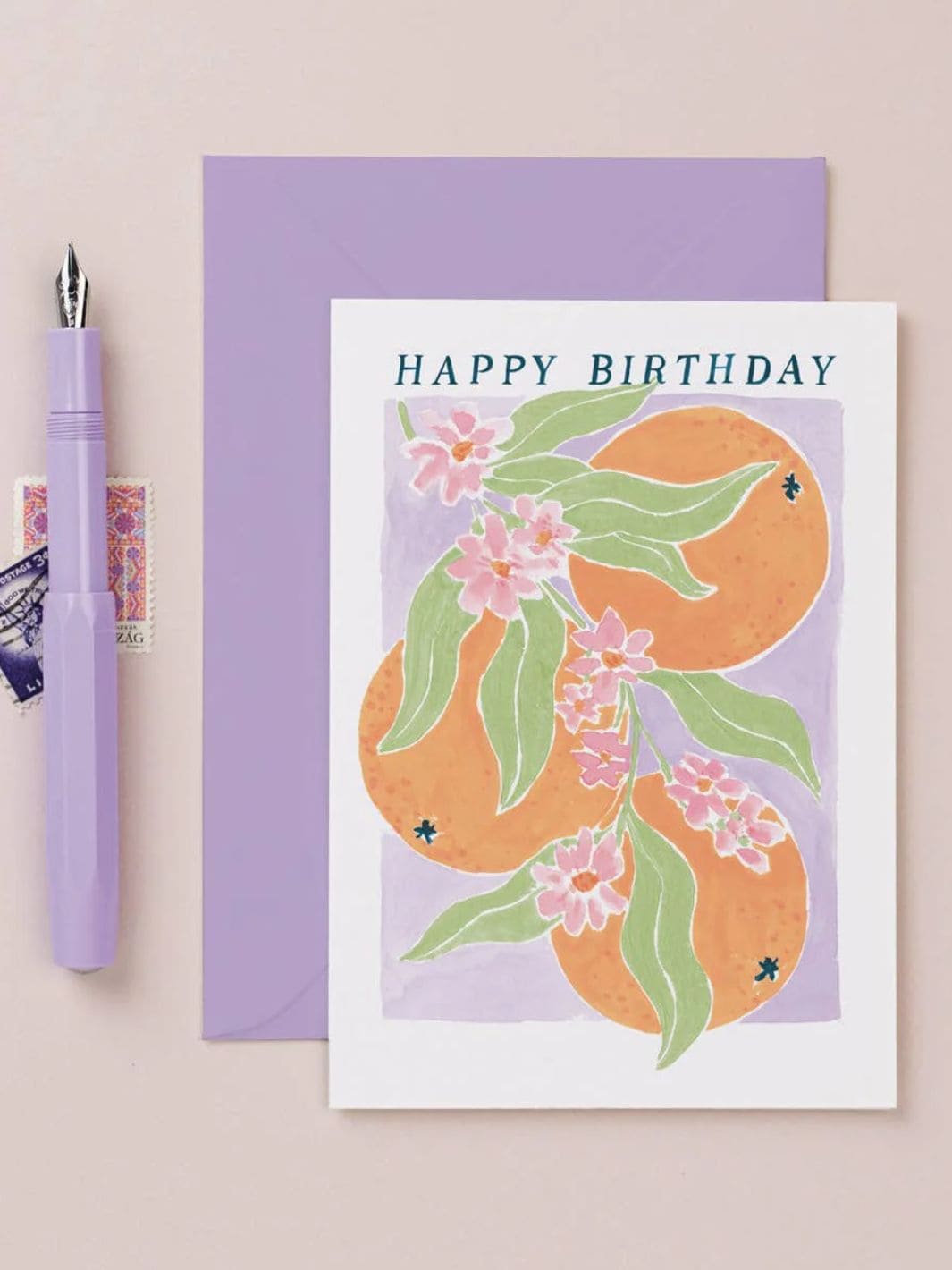Sister Paper Co. Oranges Birthday Card | Art Card | Female Birthday Cards | Twentyseven Toronto