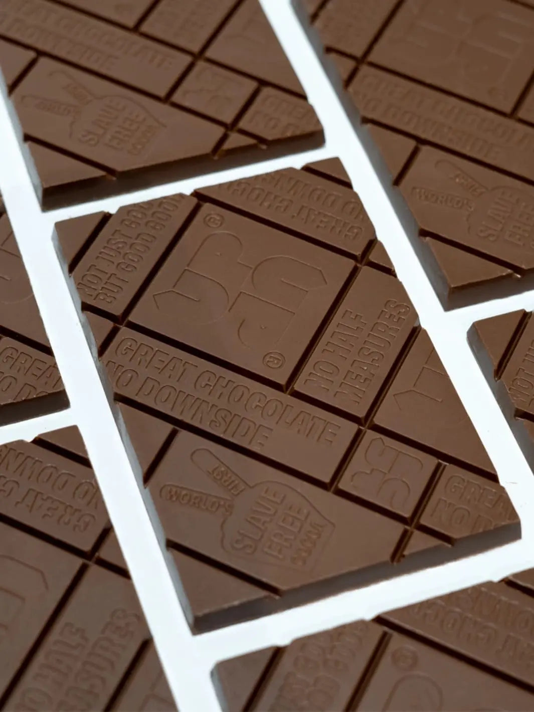 Close up shot of milk chocolate bar from 'Up Up Chocolate' | Twentyseven Toronto