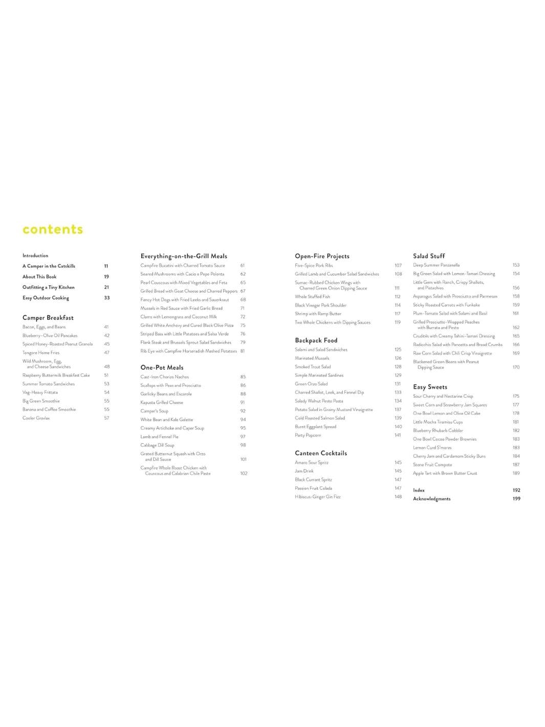 Out There: A Camper Cookbook: Recipes from the Wild by Lee Kalpakis | Twentyseven Toronto