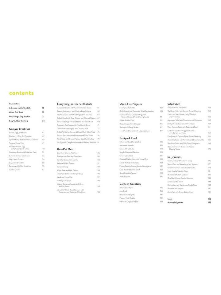 Out There: A Camper Cookbook: Recipes from the Wild by Lee Kalpakis | Twentyseven Toronto