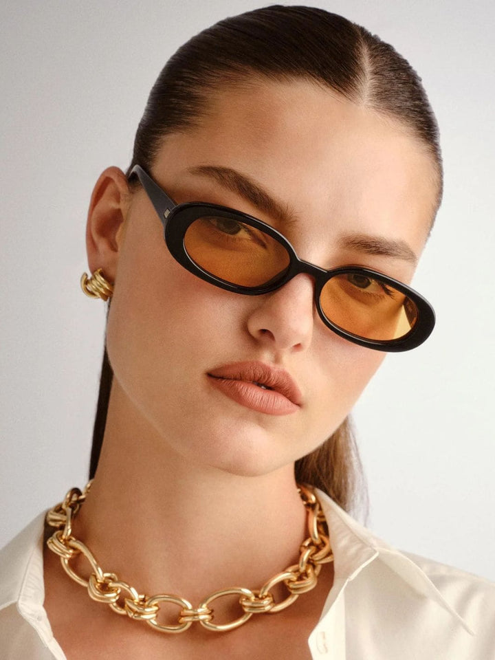 Le Specs Sunglasses Outta Love - Black Mustard Mono | Twentyseven Toronto