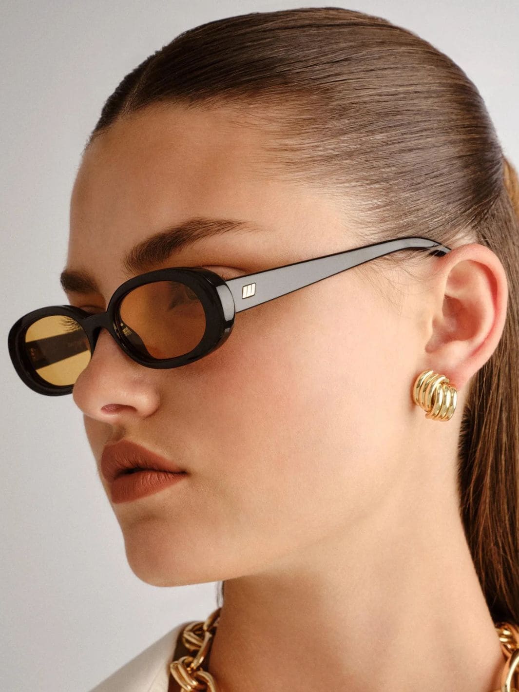 Le Specs Sunglasses Outta Love - Black Mustard Mono | Twentyseven Toronto