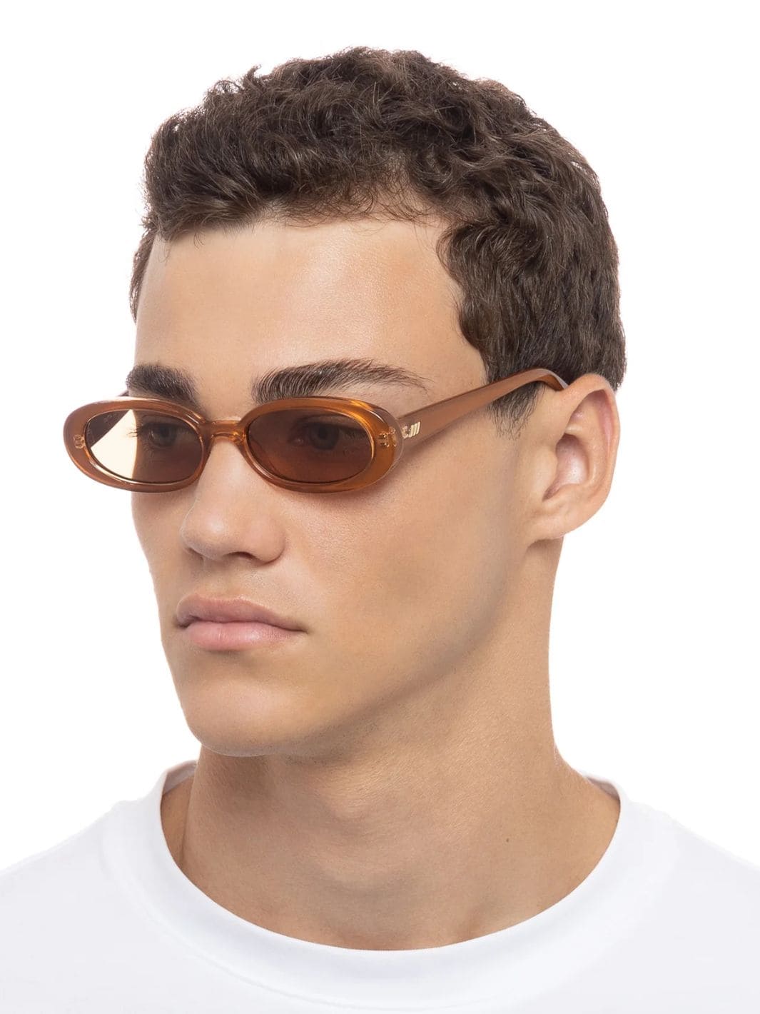 サングラス Le Specs OUTTA LOVE Caramel Outta Love Caramel Female Oval Sunglasses | Le Specs