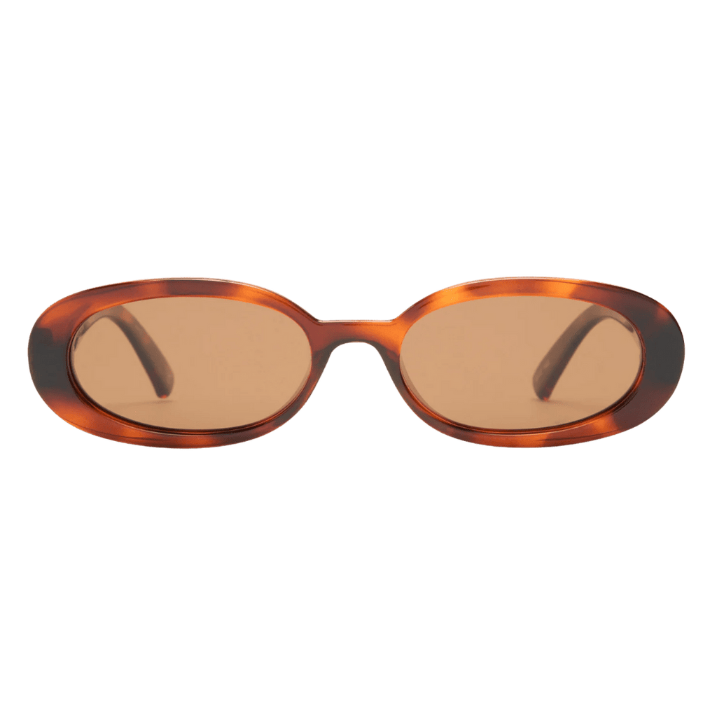 サングラス Le Specs OUTTA LOVE Caramel Outta Love Caramel Female Oval Sunglasses | Le Specs