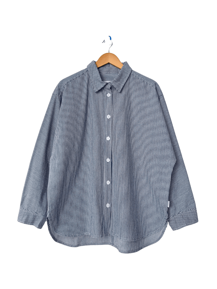 Le Bon Shoppe Owen Shirt in Blue Stripe | Twentyseven Toronto