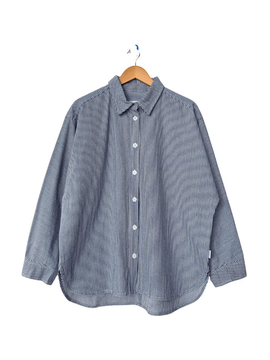 Le Bon Shoppe Owen Shirt in Blue Stripe | Twentyseven Toronto