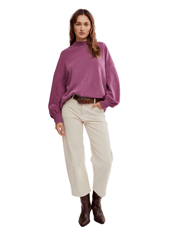 Free People We the Free Palm Springs Pullover in Damson | Twentyseven Toronto