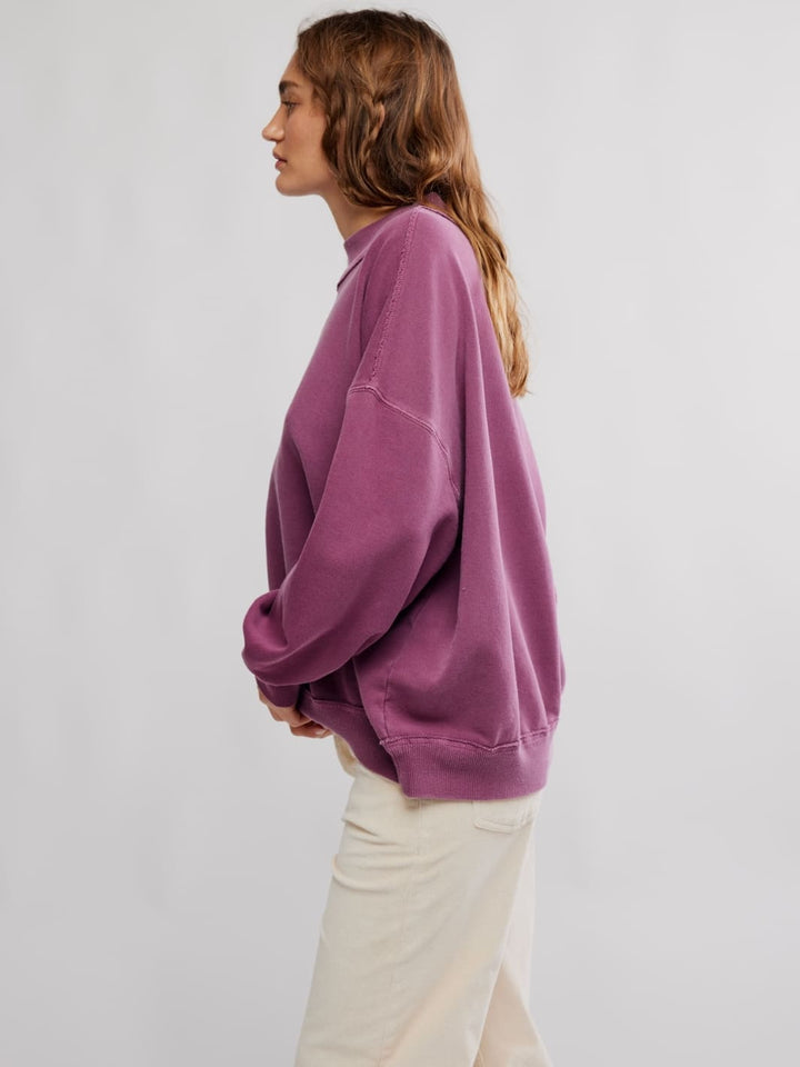 Free People We the Free Palm Springs Pullover in Damson | Twentyseven Toronto