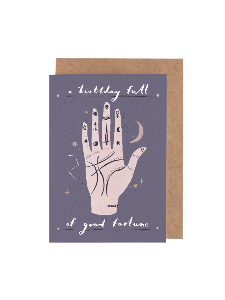 Sister Paper Co. Palmistry Birthday Card | Birthday Cards | Greeting Cards | Twentyseven Toronto
