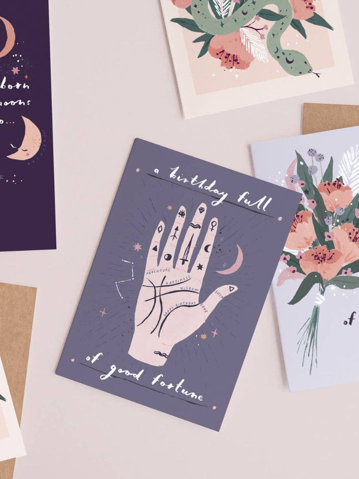 Sister Paper Co. Palmistry Birthday Card | Birthday Cards | Greeting Cards | Twentyseven Toronto