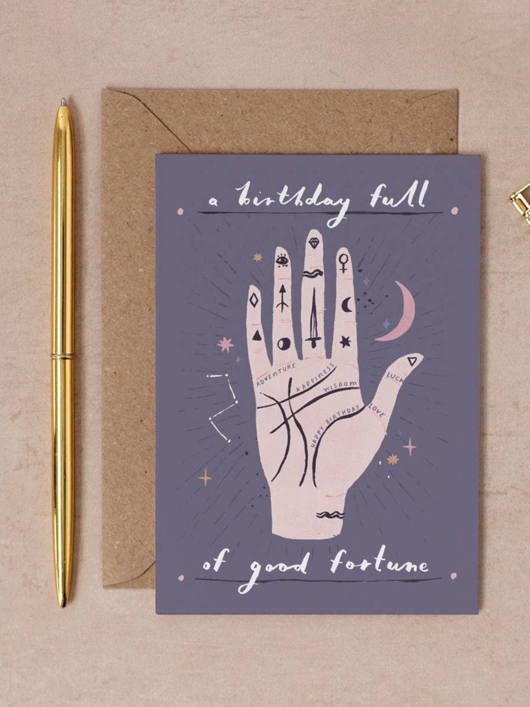 Sister Paper Co. Palmistry Birthday Card | Birthday Cards | Greeting Cards | Twentyseven Toronto