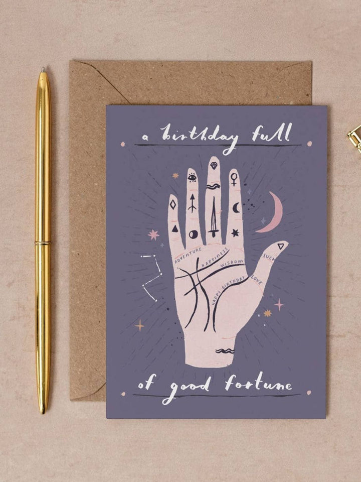 Sister Paper Co. Palmistry Birthday Card | Birthday Cards | Greeting Cards | Twentyseven Toronto