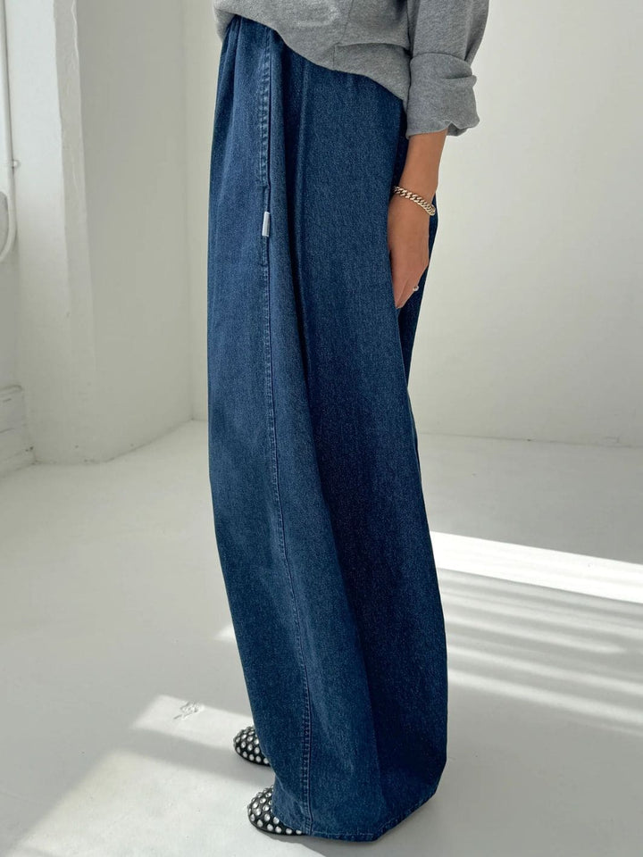 Le Bon Shoppe Parachute Pants in Denim Blue | Twentyseven Toronto