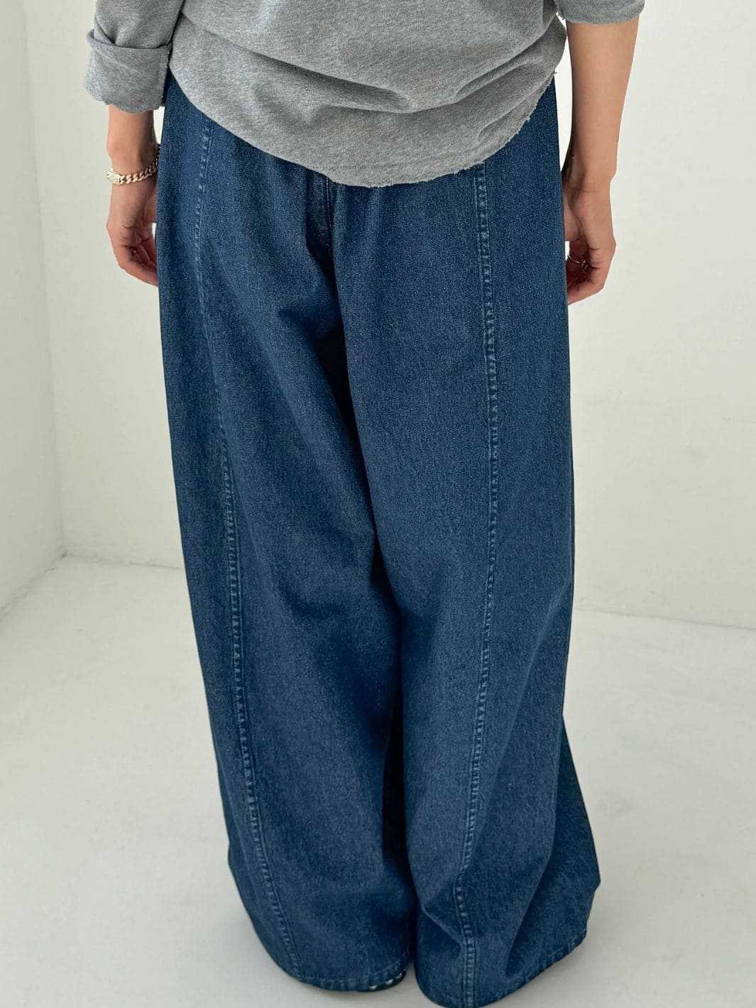 Le Bon Shoppe Parachute Pants in Denim Blue | Twentyseven Toronto