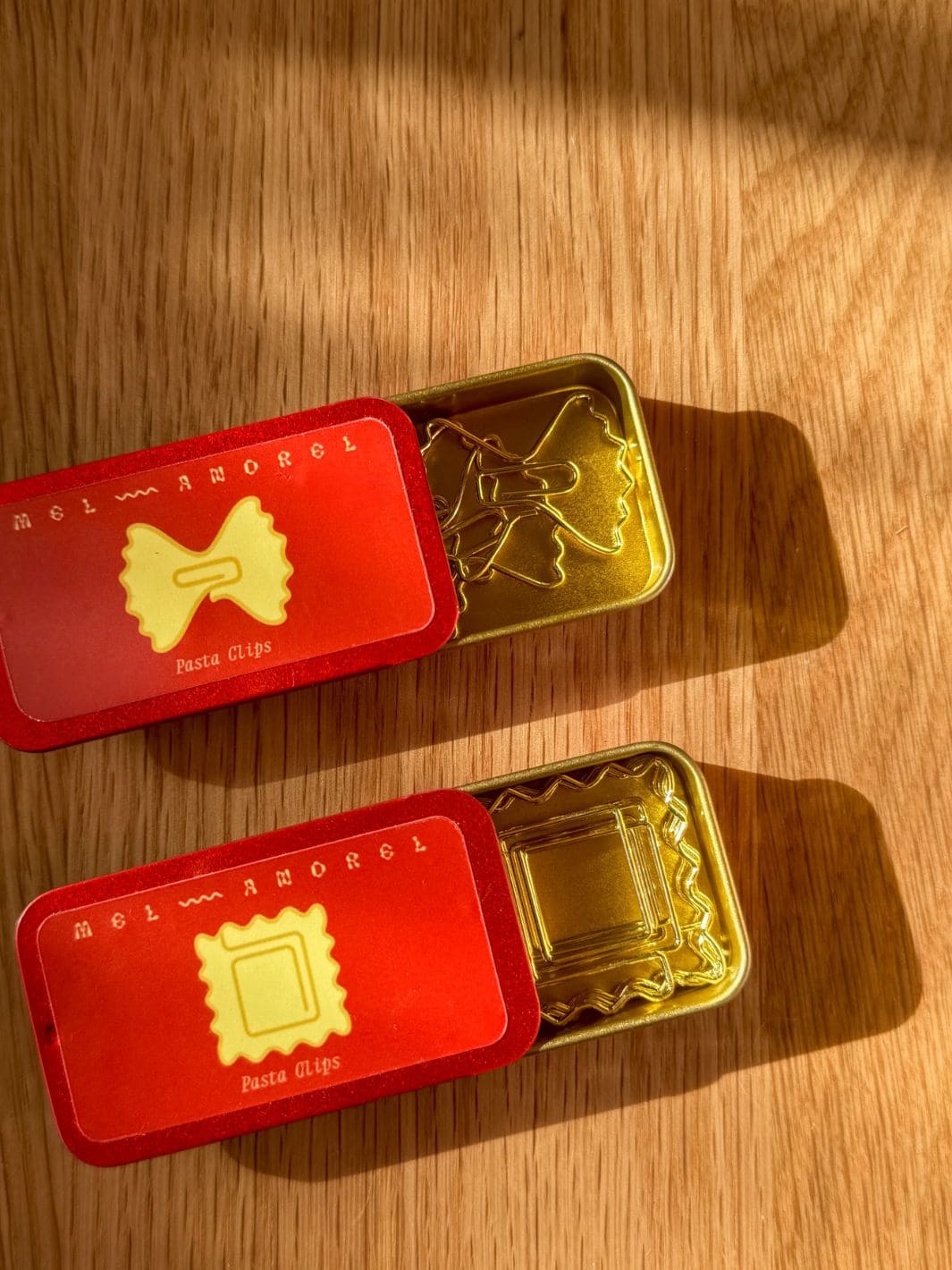 Mel Andrel Pasta Paper Clips - Ravioli + Farfalle | Twentyseven Toronto