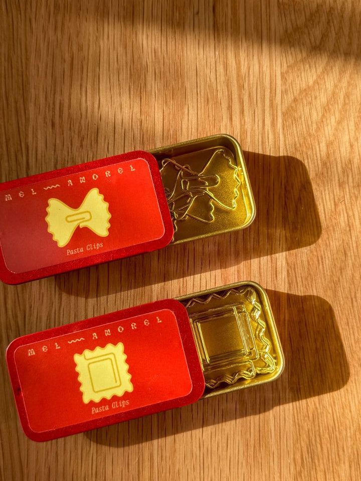 Mel Andrel Pasta Paper Clips - Ravioli + Farfalle | Twentyseven Toronto