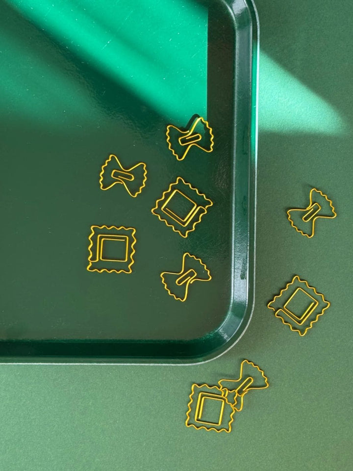 Mel Andrel Pasta Paper Clips - Ravioli + Farfalle | Twentyseven Toronto